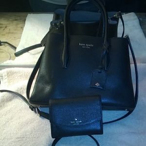 Satchel and matching wallet